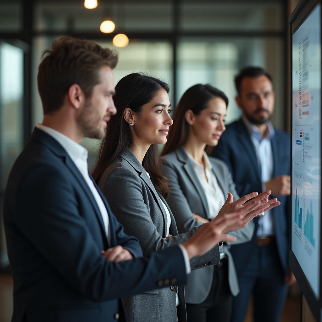 L'équipe de Wstonecrest lors d'une séance stratégique